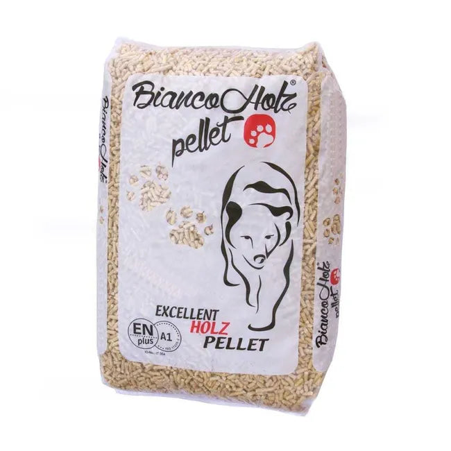 Pellet Bianco Holz in abete e pino ENplus A1 72 Sacchi Da 15 kg